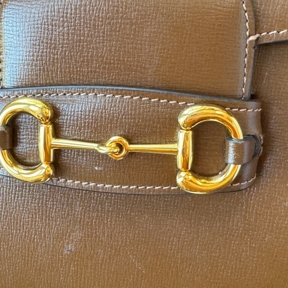 SOLD!!!! GUCCI Leather Horsebit 1955 Shoulder Bag in GUC!🔥 - Picture 14 of 16